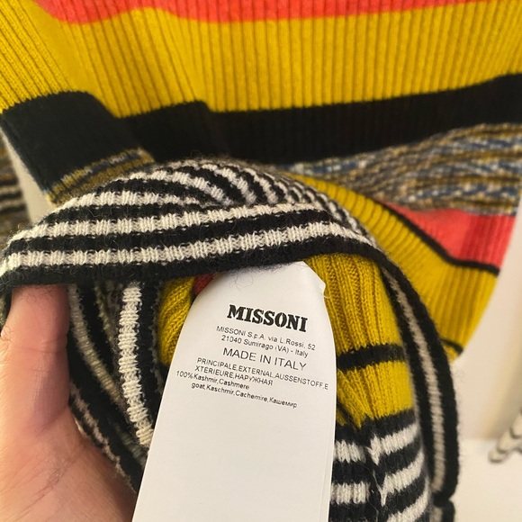 Missoni Cashmere Ribbed Knit - Picture 5 of 6